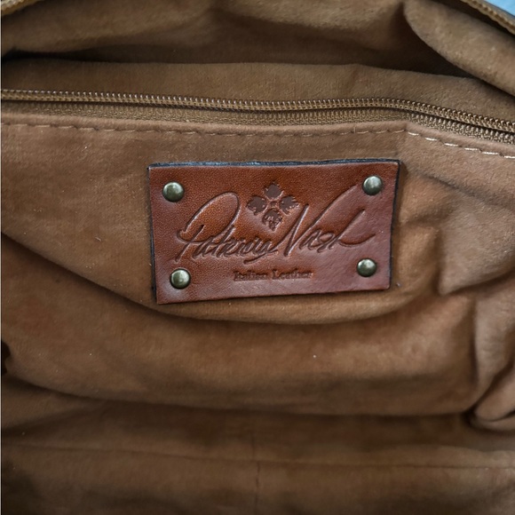 Patricia Nash Italian Leather Floral Block Clutch/Crossbody Bag - Picture 12 of 16